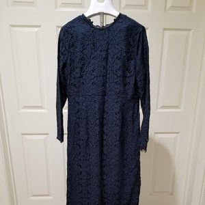 Inayah Navy lace maxi dress - size XL